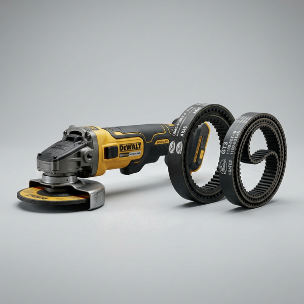 Heavy-Duty Industrial Angle Grinder & V-Belt Drive